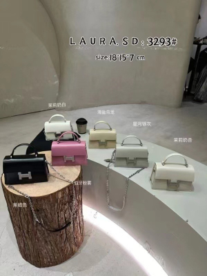 劳拉时黛3293新款女包小方包单肩斜挎女包手提包百搭包包