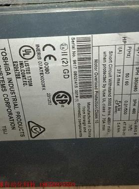 二手日本东芝变频器,VFPS1-4185PL-WN 18.5