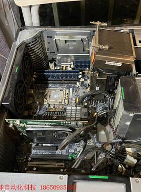 hp z600 主机一台,双cpu;12g内存(2g*6