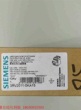SIEMENS 西门子 断路器 3RV2011-0KA15