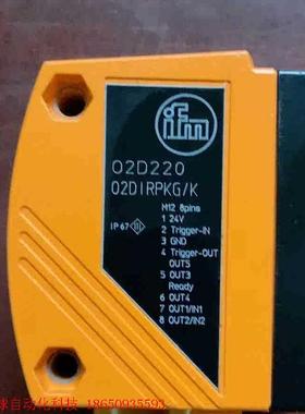 易福门激光传感器O2D220   02DIRPKG/K  拆