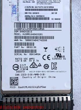 IBM 00E8670 00LY167 59E6 SSD 3