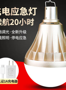 亮破狼充电灯户外灯照明LED大功率露营灯帐蓬充电灯泡夜市地摊灯