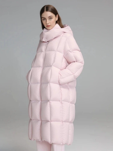 只做高端(假一赔万)95三星浙东白鹅绒极寒系列长款脱卸帽鹅绒服