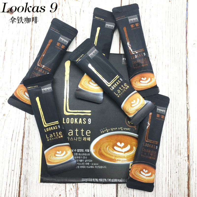 Nanyang Korea Lookas9 Original flavor Double concentrate Latte Skimmed No sugar Vanilla milk Instant coffee Low cardsin the Coffee/Oatmeal/Chongyin , Instant coffee/Coffee beans/Powder , Instant coffee  category - from Buy2taobao.com to provide professional Taobao agent buy service