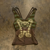 90s90s90s美式 T恤女 百搭小众宽松圆领情侣短袖 复古重磅 迷彩蝶影