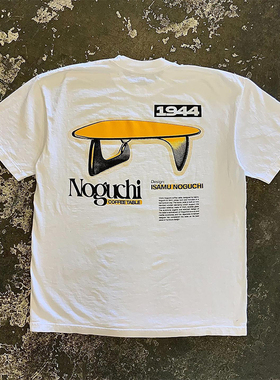 Coffee table 1994咖啡桌美式字母男女情侣宽松设计感小众短袖t恤