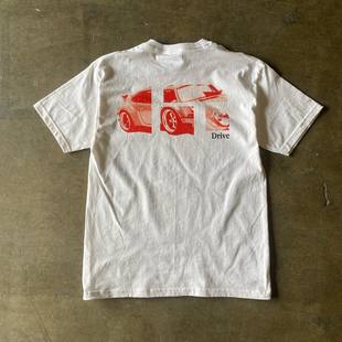 CAR ARTT 汽车文化Vintage复古美式情侣款百搭短袖T恤宽松上衣