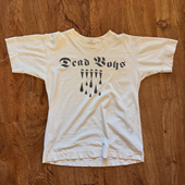 复古重磅 Dead Boys乐队同款 90s90s90s美式 百搭小众情侣短袖 T恤女