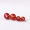 Red agate large hole beads with a diameter of 6MM and a diameter of 2MM/10 pieces