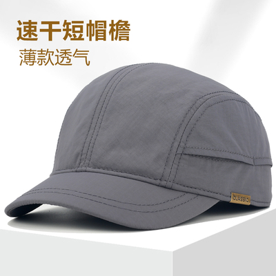 光头帽子男款短檐后封口棒球帽