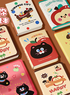 巴掌大a7迷你小本子便携携带随身记口袋笔记本可爱高颜值记事本