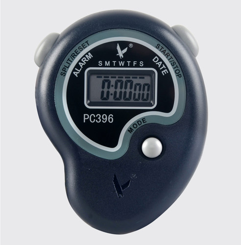 天福秒表PC396单排2道秒表 电子秒表运动计时器 天福秒表