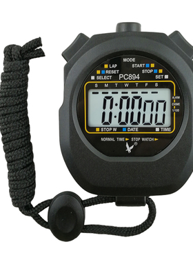 秒表天福PC894单排2道运动田径跑步专业裁判PC2002EL计时器