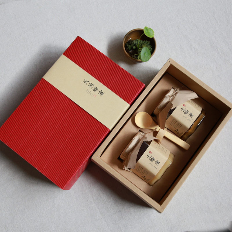 蜂蜜礼品高档两瓶装380ml包装盒12-02新券
