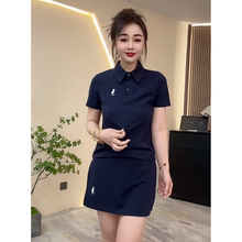2025夏季新款棒球服气质减龄显白女显瘦短袖上衣网红同款T恤套装