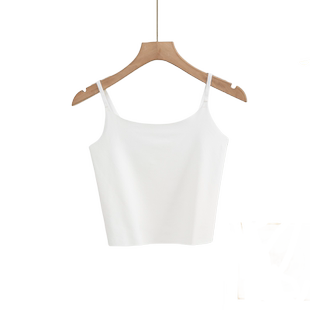 防走光遮胸女防透背心抹胸冰丝方领神器内搭衬衫打底内衬吊带夏季