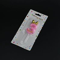 Темно -фиолетовая порошковая свеча 3