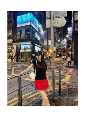 |漫步香港|字母T恤 时尚休闲百搭 T0968