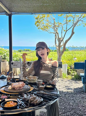 条纹打底 时尚修身休闲长袖百搭夏季T1018
