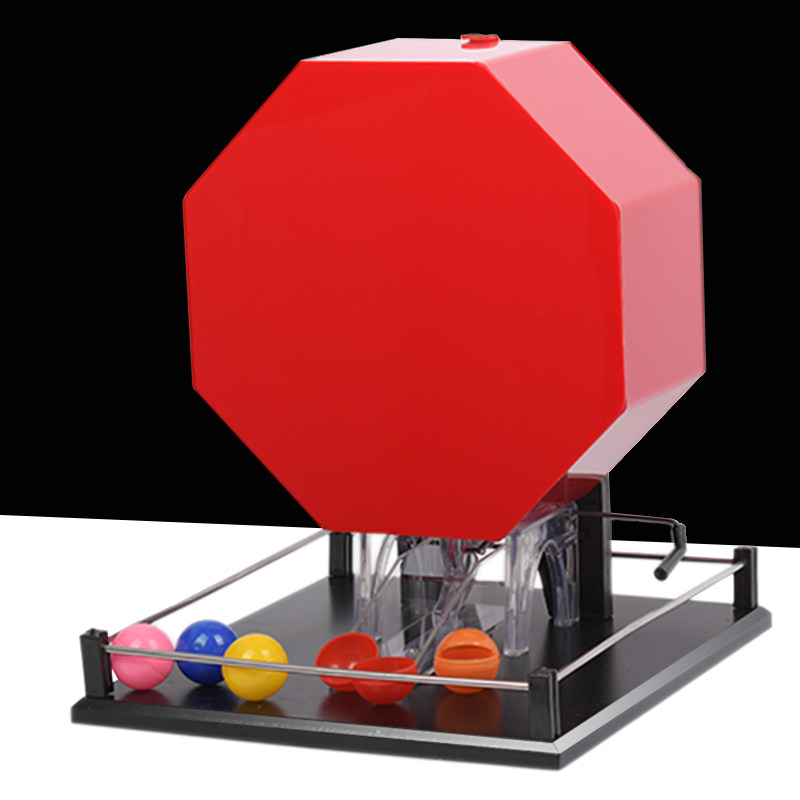 大号红实色手动摇号机摇奖机幸运大转盘双色球摇球机选号器顺摇新