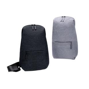 小米胸包单肩斜跨包男士米家多功能小腰包健身休闲运动学生男女款