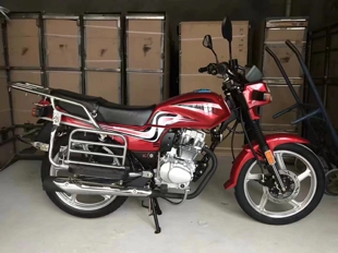包邮二手库存.化油器.五羊款150cc男装摩托车含大货架(不能上牌)