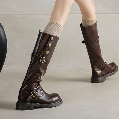 骑士靴女秋冬大码3340长靴41-43