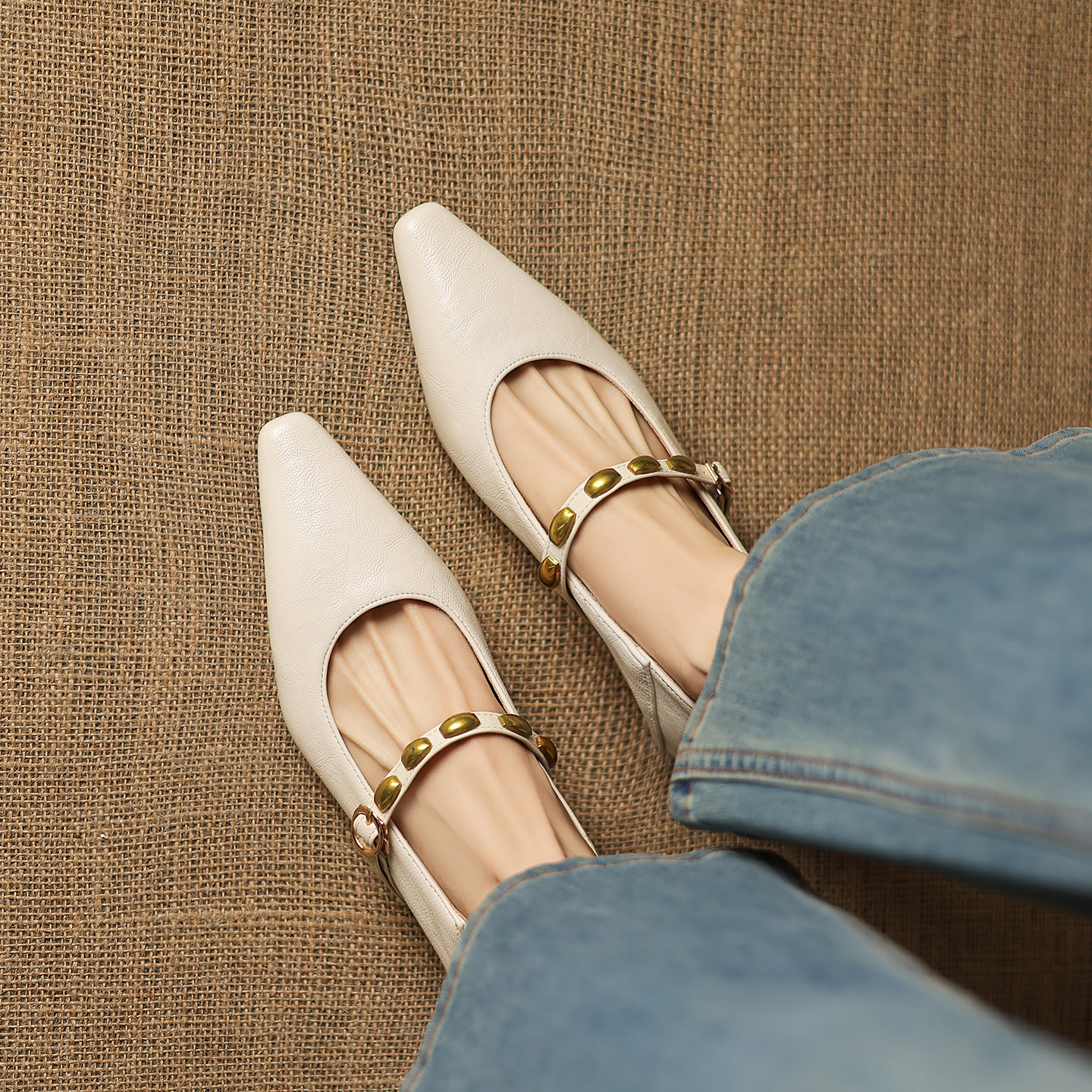 ladyblack玛丽珍鞋女尖头一字带浅口单鞋女春32大小码浅口鞋41-43,女鞋,玛丽珍鞋,淘宝优惠券,粉丝福利购,淘宝优惠卷