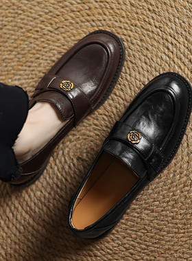 ladyblack低跟超软一脚蹬懒人乐福鞋女春复古大码深口单鞋子41-43