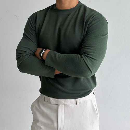 长袖保暖男宽松德绒健身衣