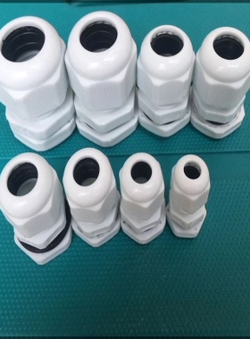 防水接头 公制葛兰头卡锁电缆防水接头 户外PG接头 abs材质