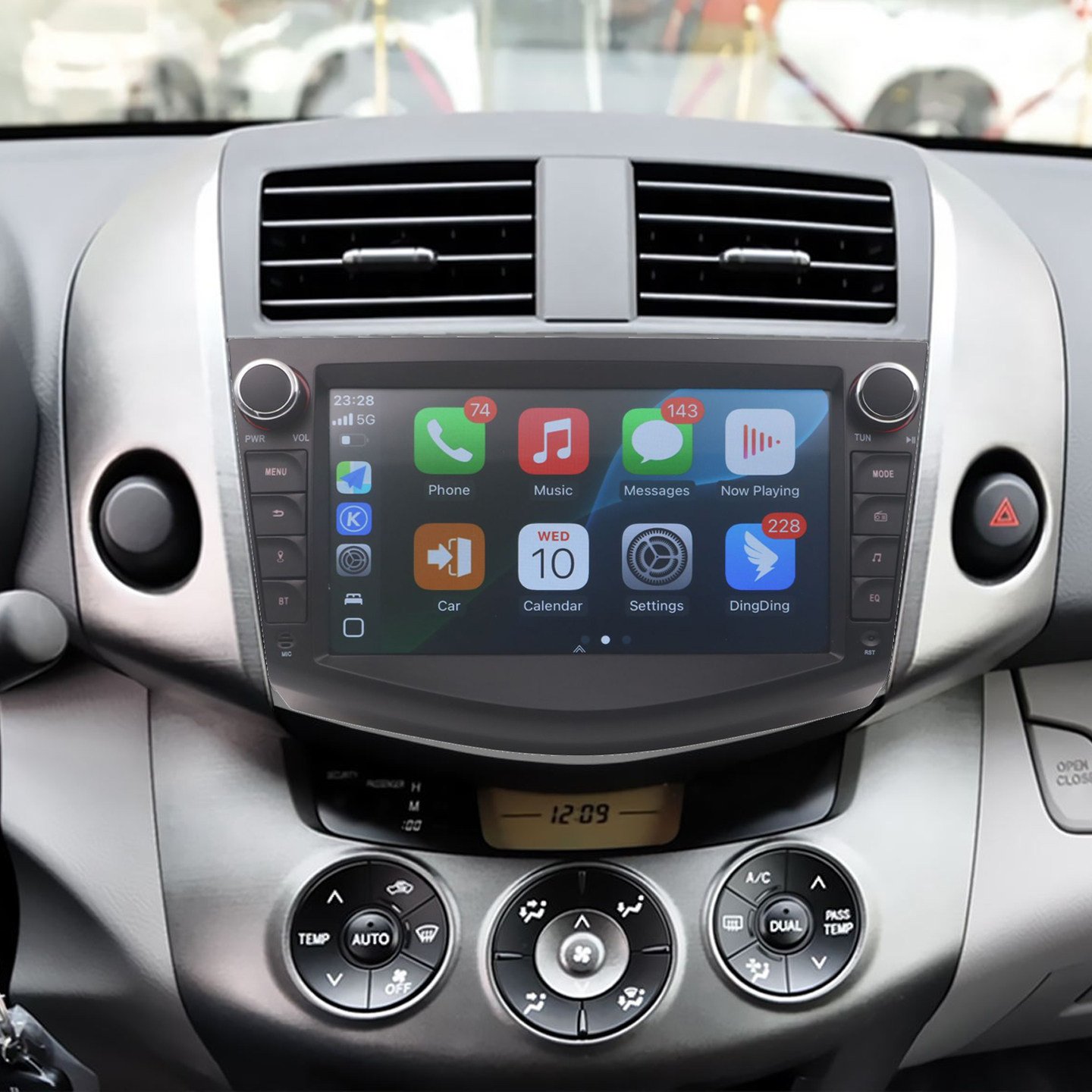 RAV4XA30车载中控Carplay导航