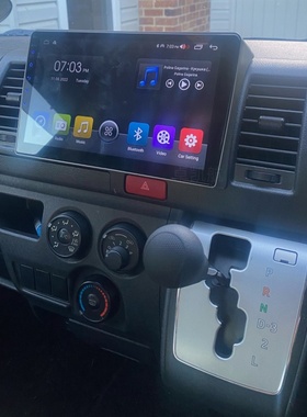 适用海外2008-2018年Toyota Hiace 200海狮安卓机Carplay大屏导航