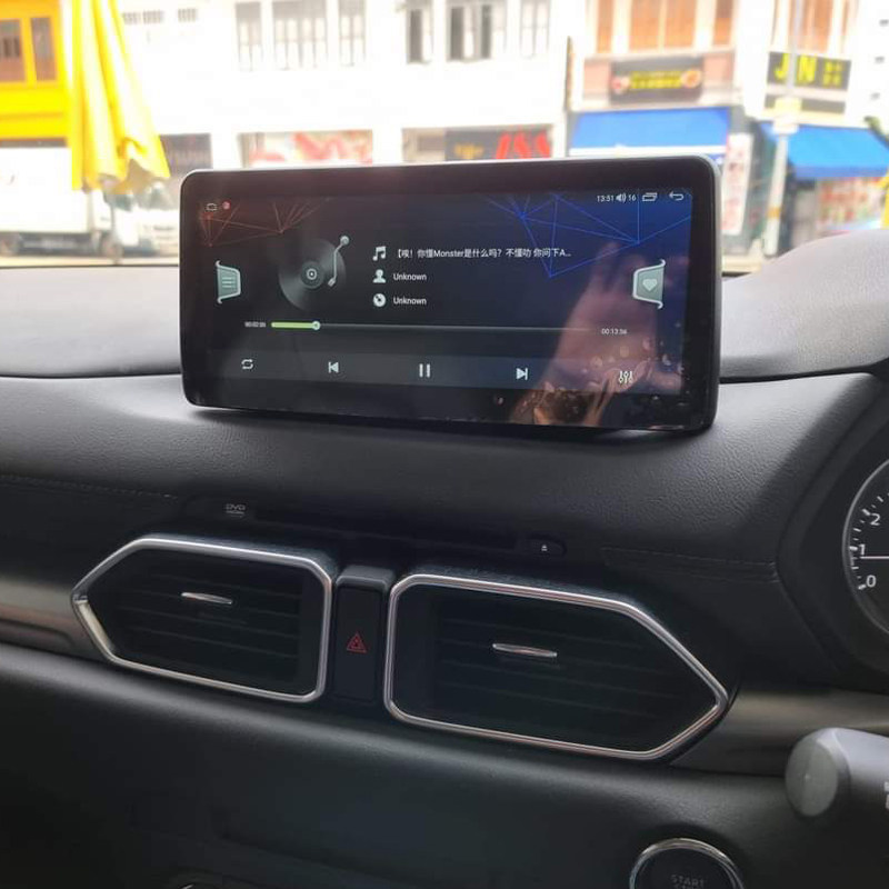 适用海外2017-2021年10.25寸Mazda CX-5中控安卓carplay大屏导航