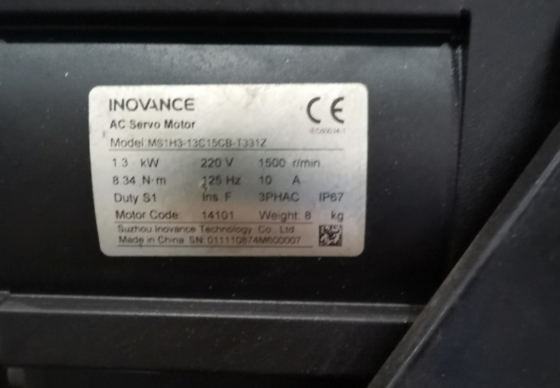 汇川伺服电机MS1H3-13C15CB-T331Z,全新正品,2周货期,拍前询价