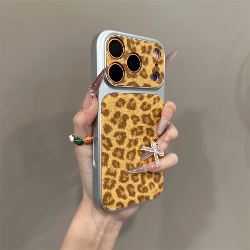 秒变17橙黄闪粉豹纹适用苹果17promax金属漆大视窗手机壳iPhone16/15/14pro简约个性13pro全包防摔17pro新款,3C数码配件,手机保护套/壳,淘宝优惠券,粉丝福利购,淘宝优惠卷