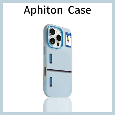 创意冰箱适用苹果17promax果冻肤感二合一手机壳iPhone16/15/13pro小众创意vivo华为P70小米17oppoAIR情侣套