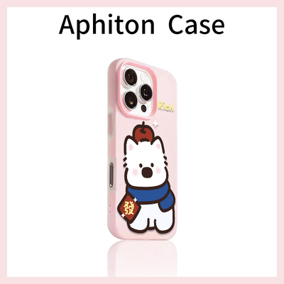 發字西高地适用苹果17/16promax果冻肤感二合一手机壳iPhone15/14/13pro可爱卡通vivo华为P70小米17oppo新款