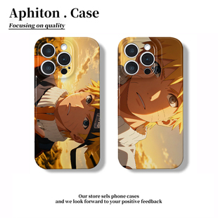 火影忍者鸣人适用iPhone16pro苹果17promax菲林手机壳16/15/14plus个性创意13pro华为P70vivo小米15oppo男款