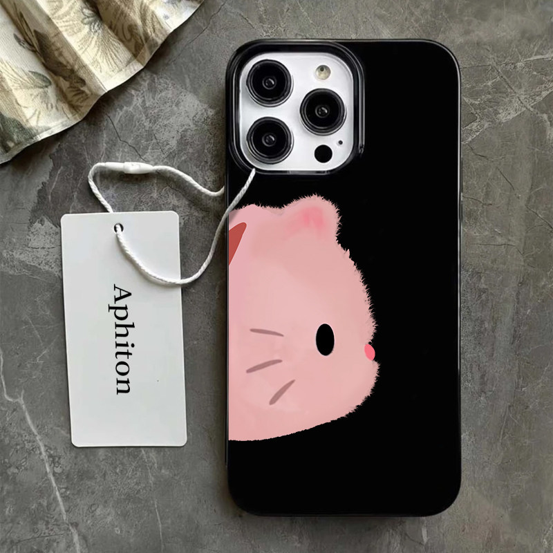侧脸小kitty适用iPhone16pro苹果17promax果冻手机壳15/14pro全包13/12/11华为P70vivo小米15oppo女款x软套xr,3C数码配件,手机保护套/壳,淘宝优惠券,粉丝福利购,淘宝优惠卷