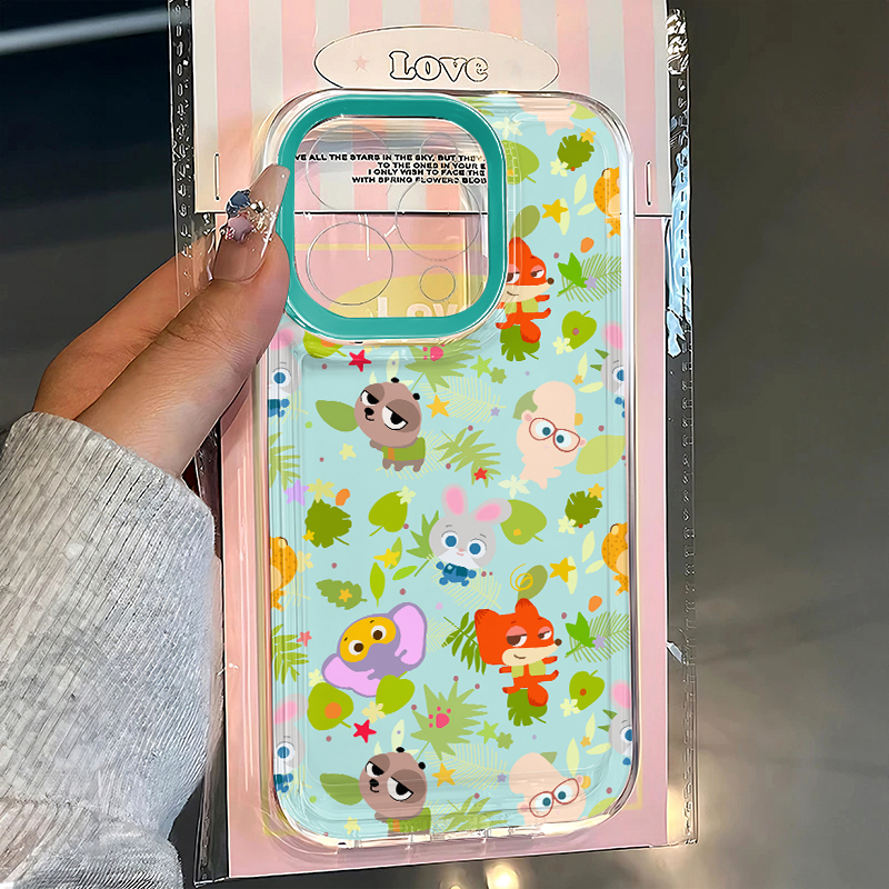 多巴胺朱迪尼克适用苹果17promax太空手机壳透明iPhone16/15/14/13/12/11可爱卡通xr华为P70vivo小米15oppo套