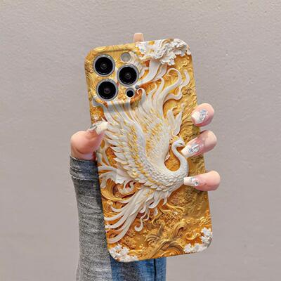 敦煌国风凤凰适用苹果17promax菲林手机壳iPhone16pro小众创意15/14/13pro新年新款vivo华为P70小米17oppo潮