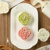 三木原创 凤梨酥模 50g75克荷桂窗花月饼模具立体中国风手压式