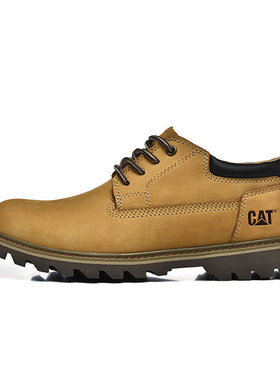 CAT/卡特头层牛皮户外休闲皮鞋