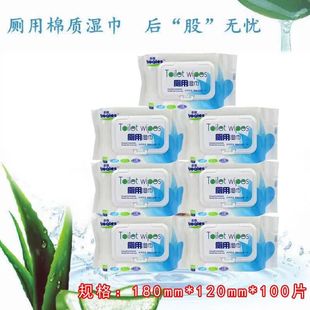 多奇含有芦荟精华的湿厕湿巾3包300片
