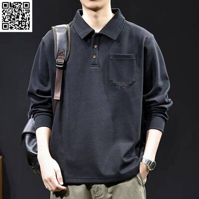 MR.MUDI/穆迪先生肌理感老钱风轻奢极简POLO领卫衣男秋季2026新款