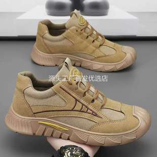 增爆飞行员帕拉鞋男款2025新款高端耐磨男士劳保鞋工装登山潮鞋子