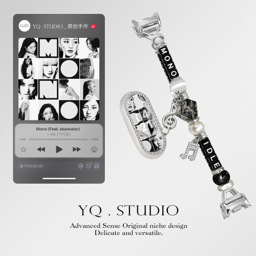 《Mono》i-dle适用iwatch苹果表链s12华为11p小米10/9/8手环表带
