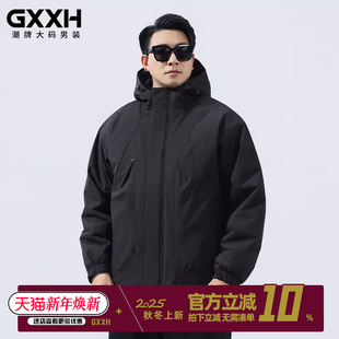 新款 冬季 棉服外套加厚加大锁温保暖棉衣外套 潮牌男装 GxxH25年大码